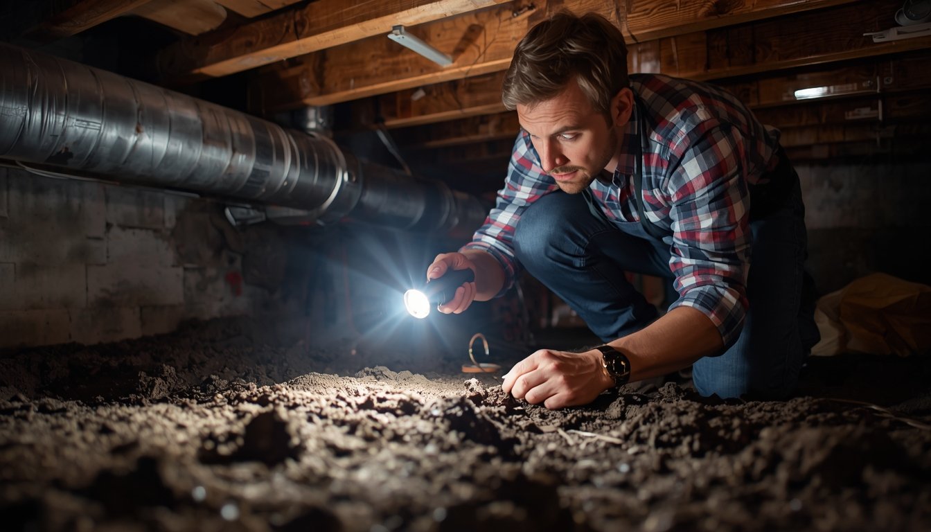 crawl space dehumidifier setup