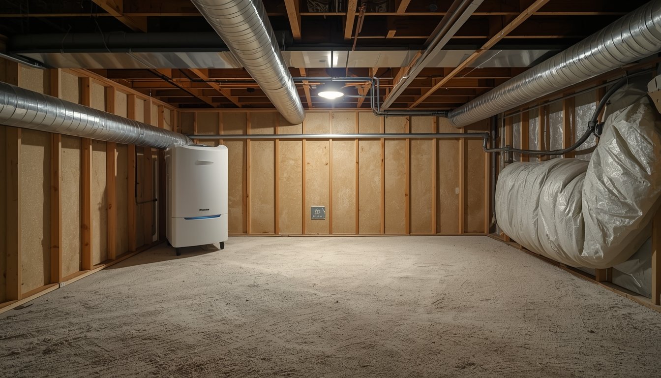 correct placement of dehumidifier
