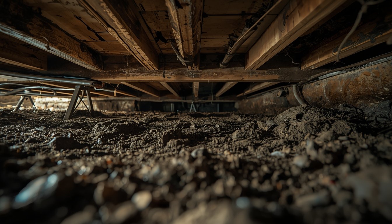early signs of moisture under house